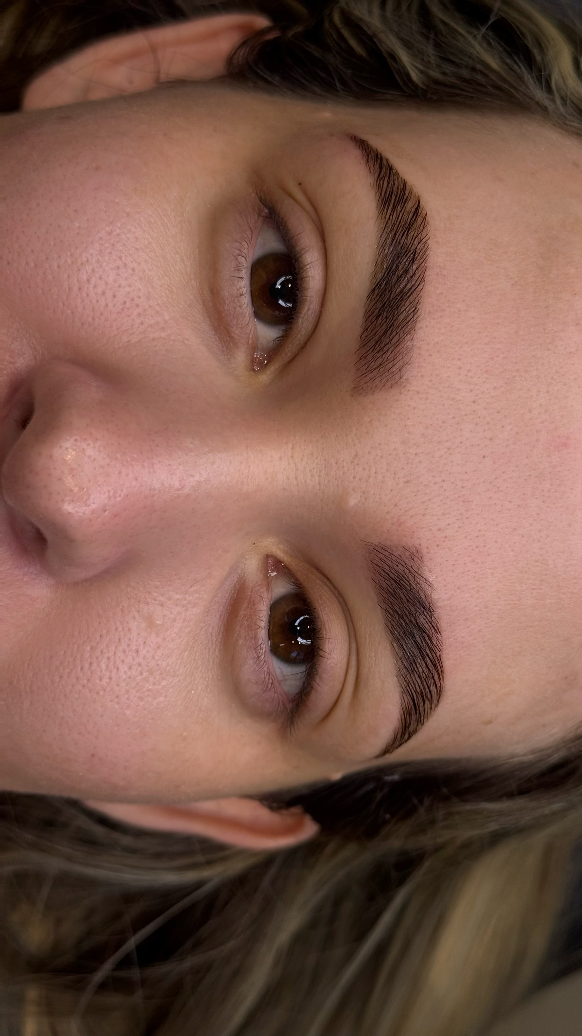 Brow lamination com tintura